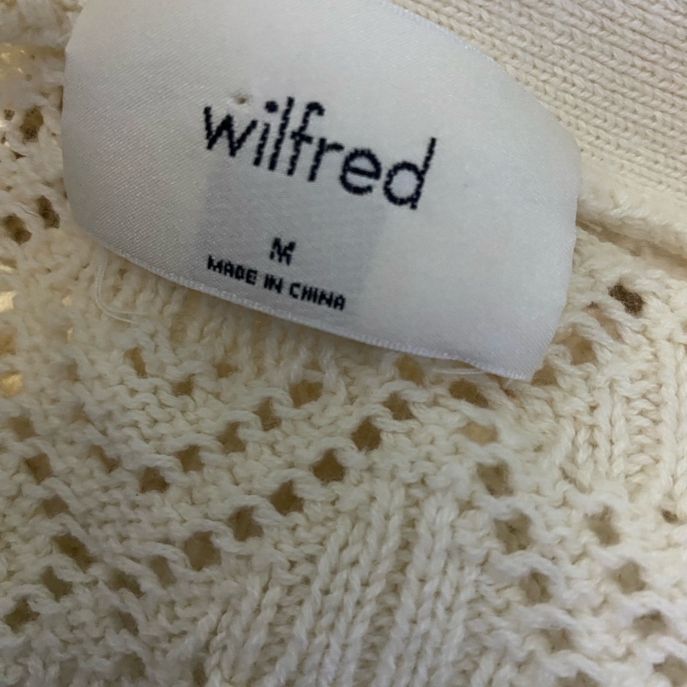 Wilfred Ivory Open-Knit Cardigan - Picture 6 of 6